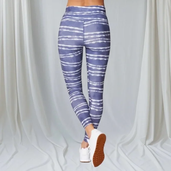 🆕Scorpio Sol Silver and Purple Leggings High Waist Stretch - Picture 4 of 16